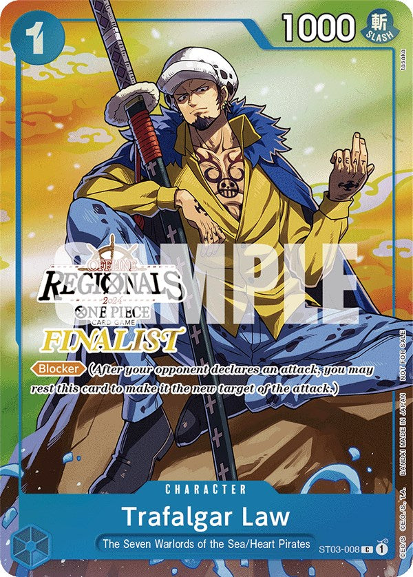 Trafalgar Law (Online Regional 2024 Vol. 2) [Finalist] [One Piece Promotion Cards] | Silver Goblin