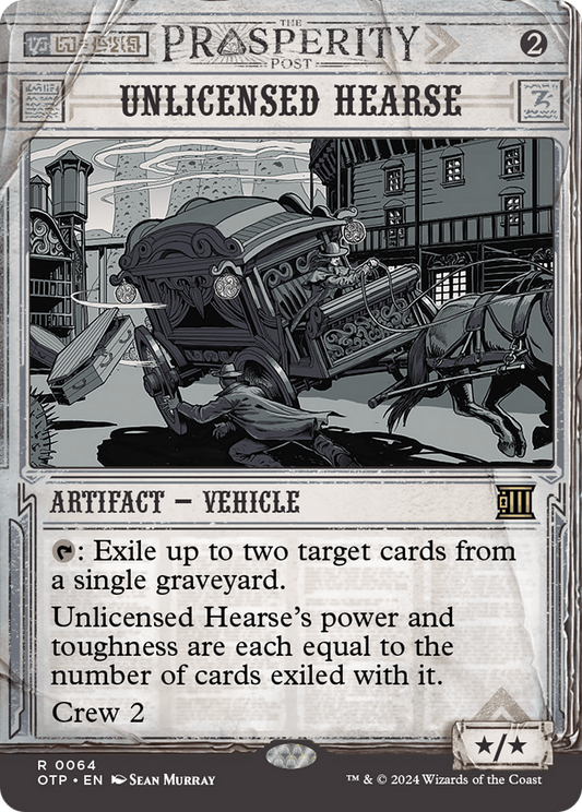 Unlicensed Hearse [Outlaws of Thunder Junction: Breaking News] Foil