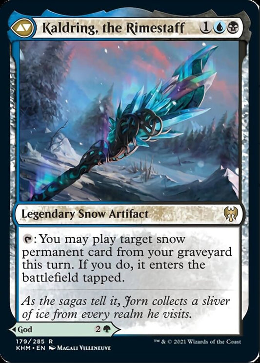Jorn, God of Winter // Kaldring, the Rimestaff (179) - Kaldheim