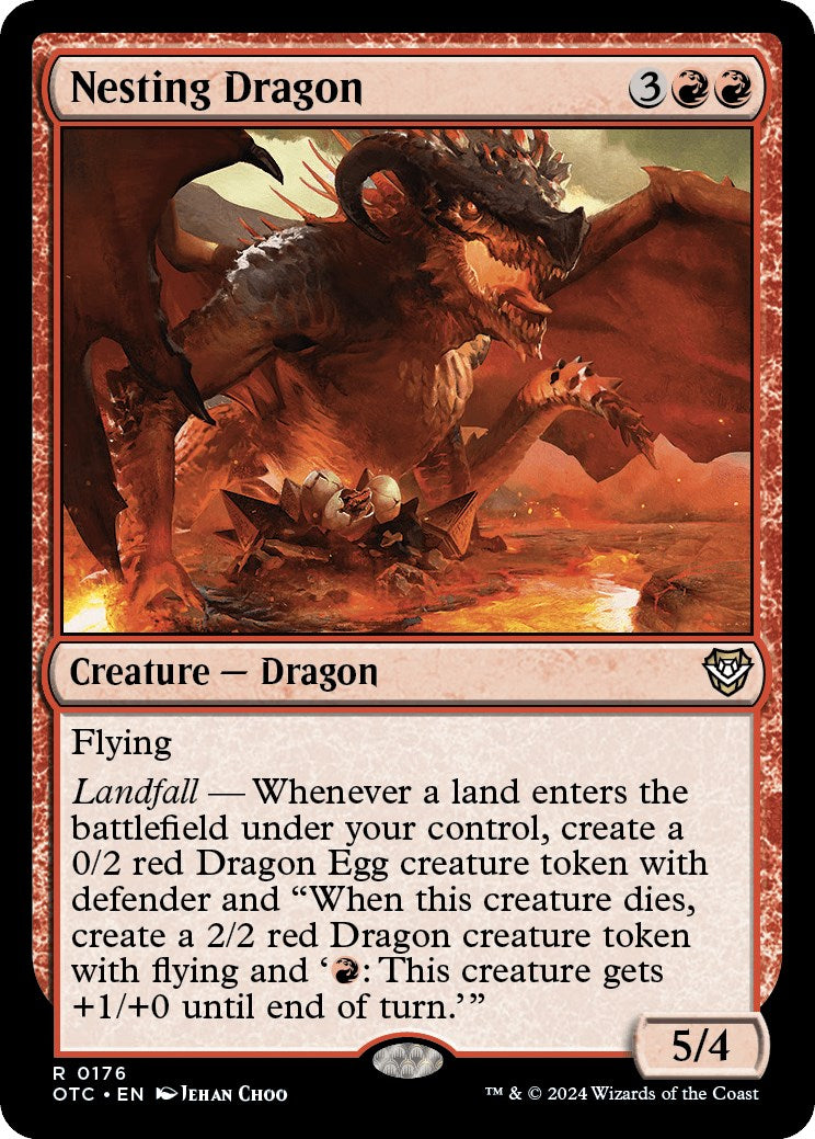 Nesting Dragon [Outlaws of Thunder Junction Commander] | Silver Goblin