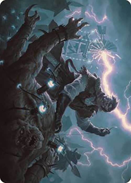 Geralf, the Fleshwright Art Card [Outlaws of Thunder Junction Art Series] | Silver Goblin