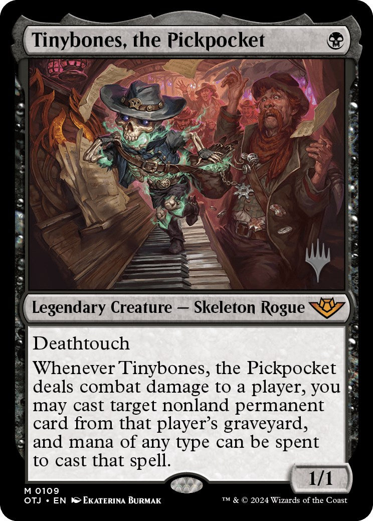 Tinybones, the Pickpocket (Promo Pack) [Outlaws of Thunder Junction Promos] | Silver Goblin