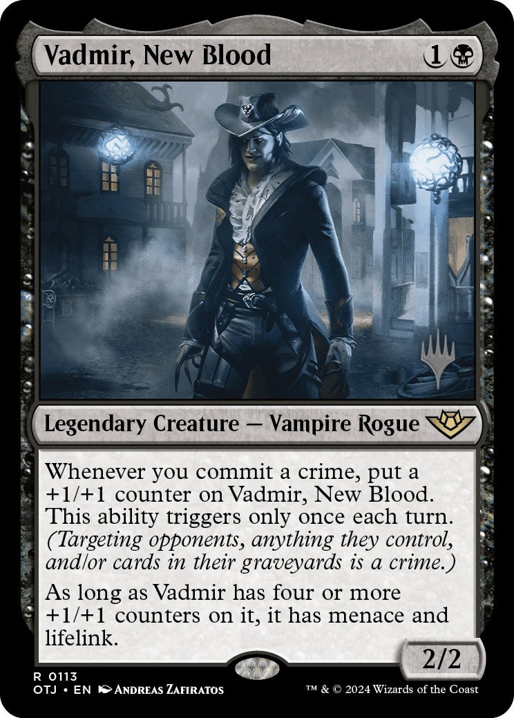Vadmir, New Blood (Promo Pack) [Outlaws of Thunder Junction Promos] | Silver Goblin