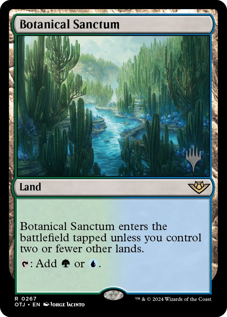 Botanical Sanctum (Promo Pack) [Outlaws of Thunder Junction Promos] | Silver Goblin