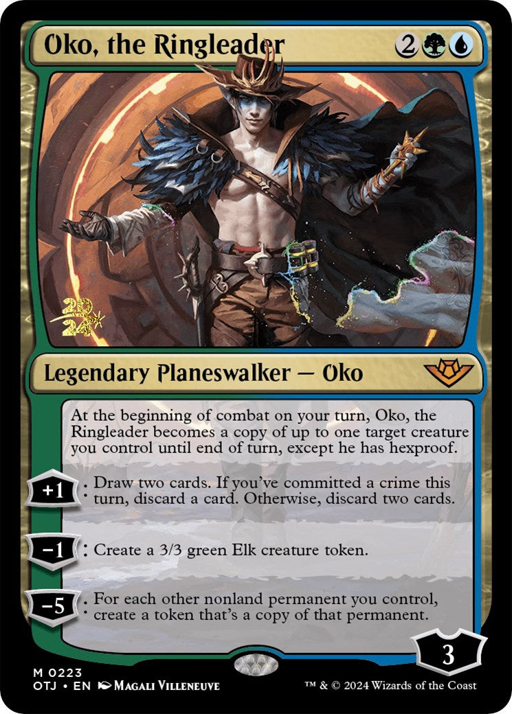 Oko, the Ringleader [Outlaws of Thunder Junction Prerelease Promos] | Silver Goblin