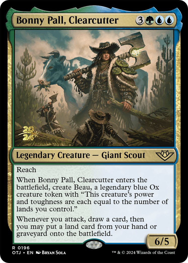 Bonny Pall, Clearcutter [Outlaws of Thunder Junction Prerelease Promos] | Silver Goblin