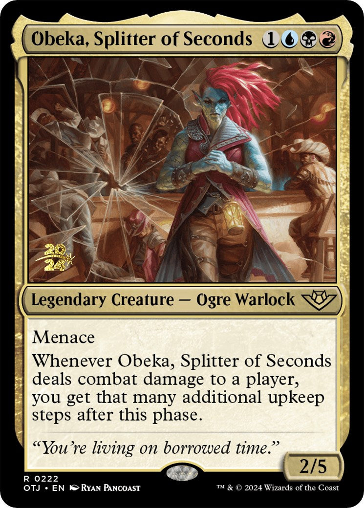 Obeka, Splitter of Seconds [Outlaws of Thunder Junction Prerelease Promos] | Silver Goblin