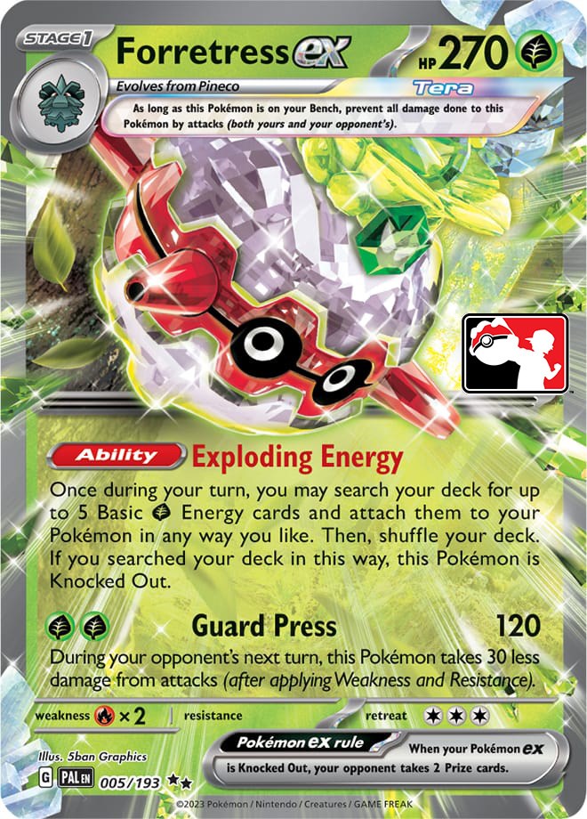 Forretress ex (005/193) [Prize Pack Series Four] | Silver Goblin