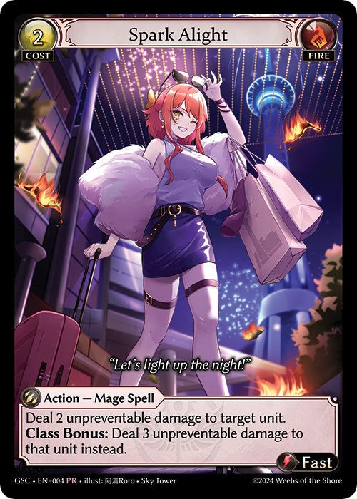 Spark Alight (004) [Promotional Cards] Foil