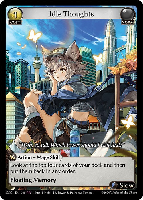 Idle Thoughts (005) [Promotional Cards] Foil