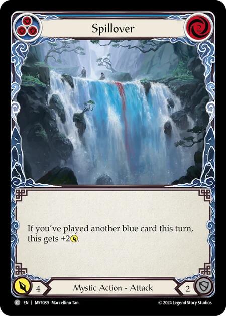 Spillover [MST089] (Part the Mistveil)  Rainbow Foil | Silver Goblin