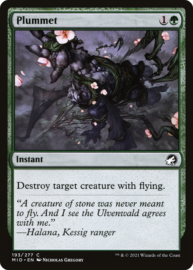 Plummet (193) Foil - Innistrad: Midnight Hunt