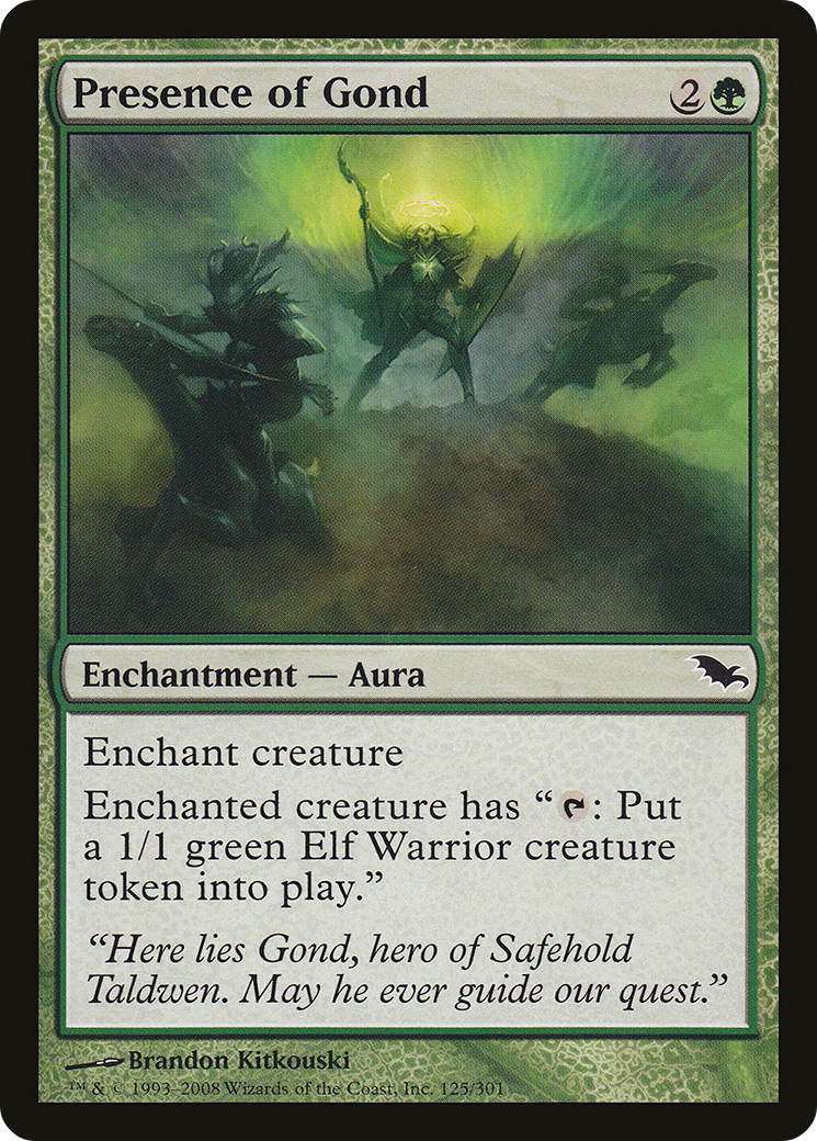 Presence of Gond (125) Foil - Shadowmoor