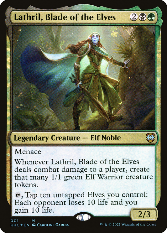 Lathril, Blade of the Elves (001) - Kaldheim Commander