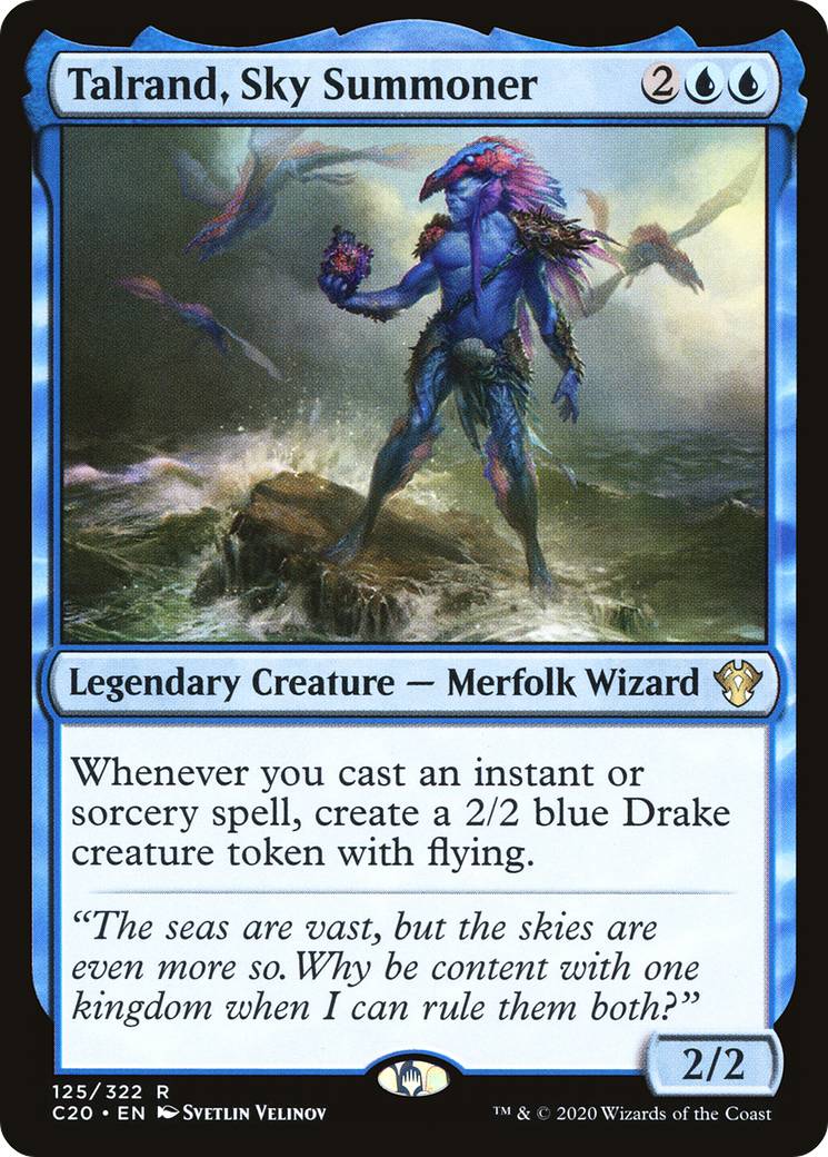 Talrand, Sky Summoner (125) - Commander 2020
