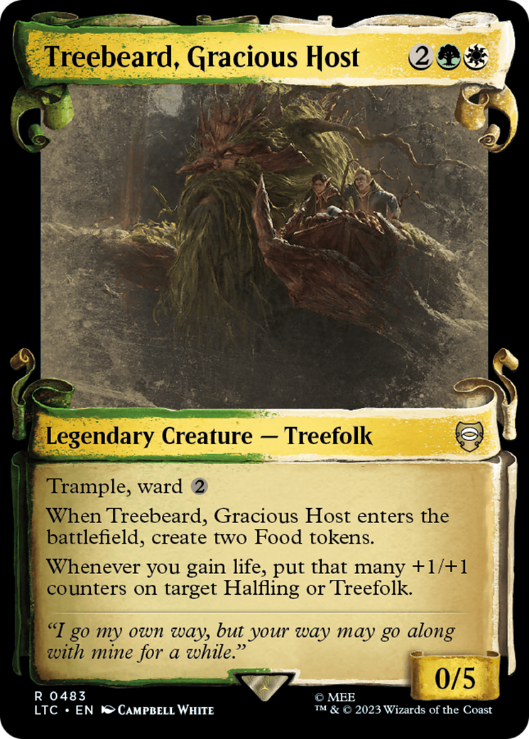 Treebeard, Gracious Host (Showcase Scrolls) (Showcase) (483) - Tales of Middle-earth Commander