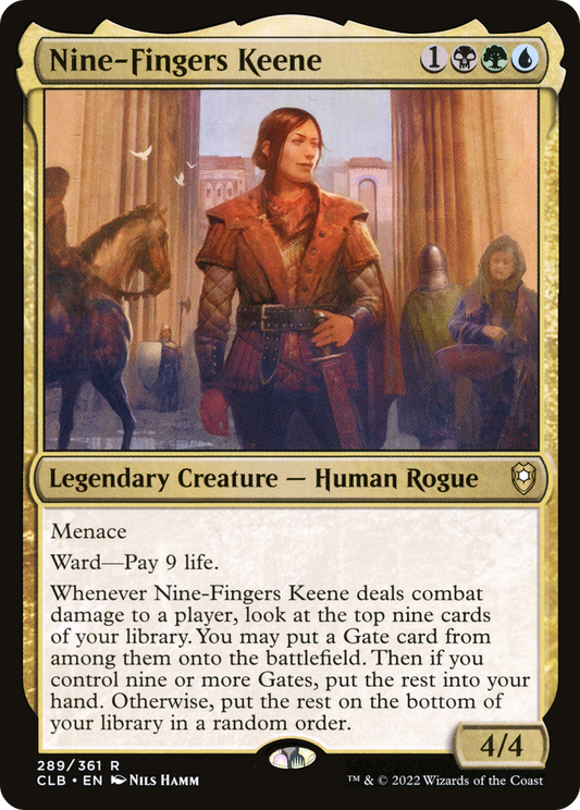 Nine-Fingers Keene (289) - Commander Legends: Battle for Baldur's Gate