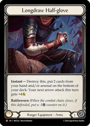 Longdraw Half-glove (MST232) Cold Foil - Part the Mistveil