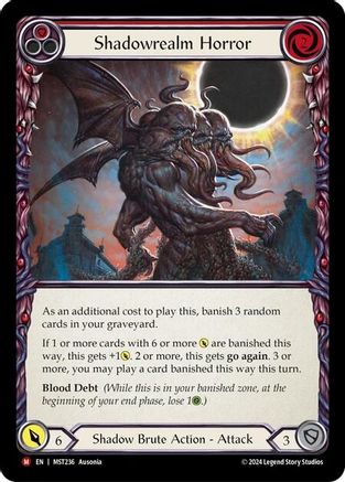 Shadowrealm Horror (MST236) Rainbow Foil - Part the Mistveil