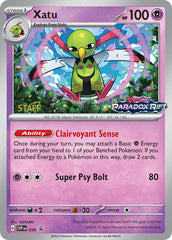 Xatu (059) (Staff Prerelease Promo) [Scarlet & Violet: Black Star Promos] | Silver Goblin