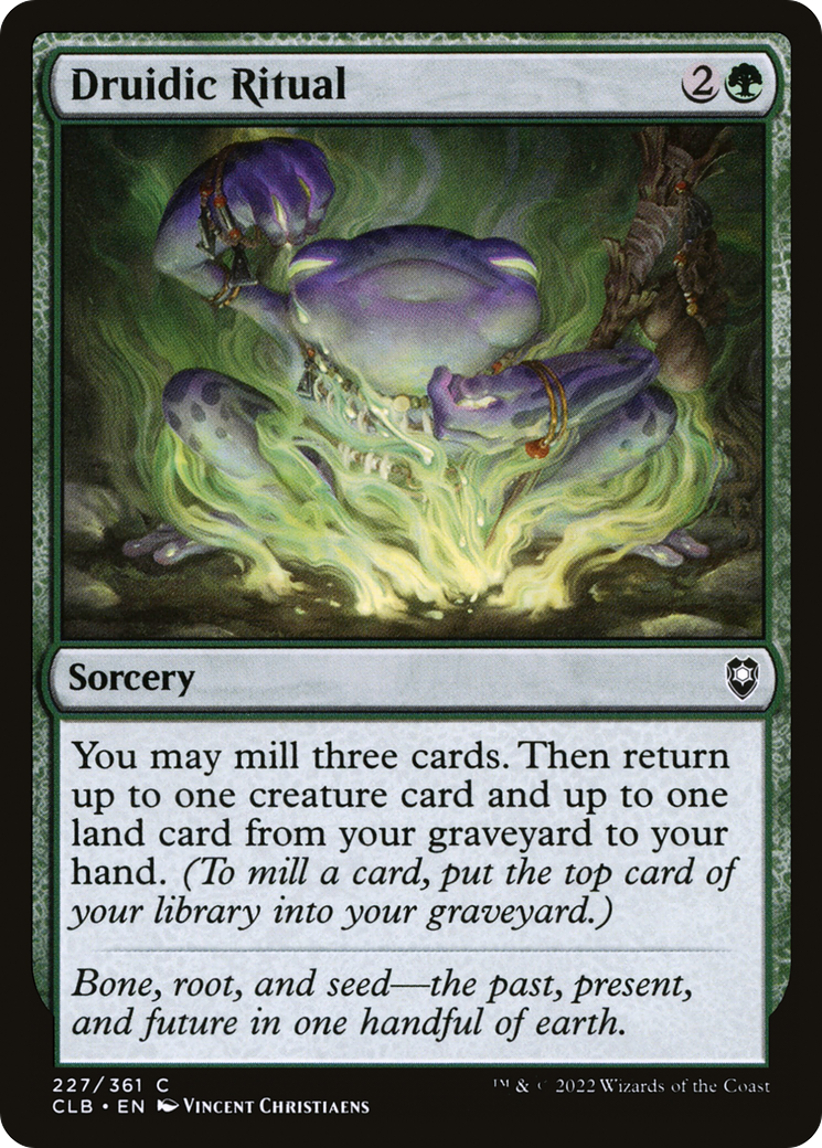 Druidic Ritual (227) - Commander Legends: Battle for Baldur's Gate