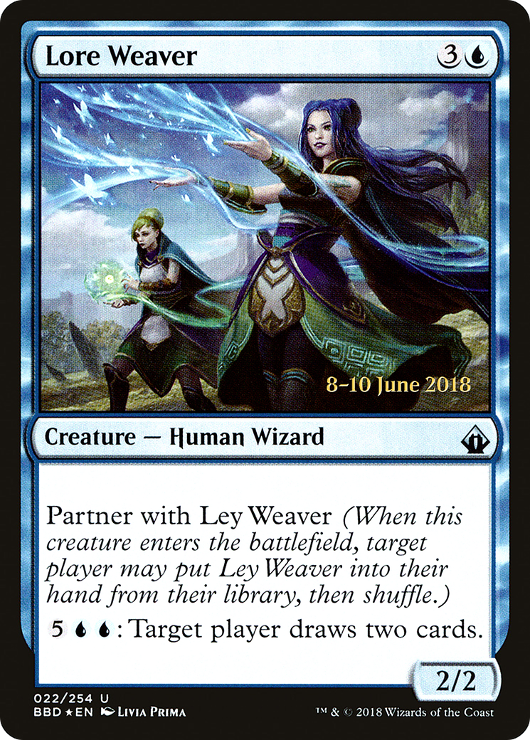 Lore Weaver (22s) Foil - Battlebond Promos