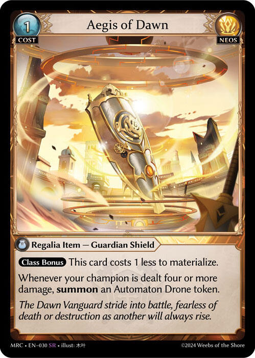 Aegis of Dawn (030) [Mercurial Heart] Foil