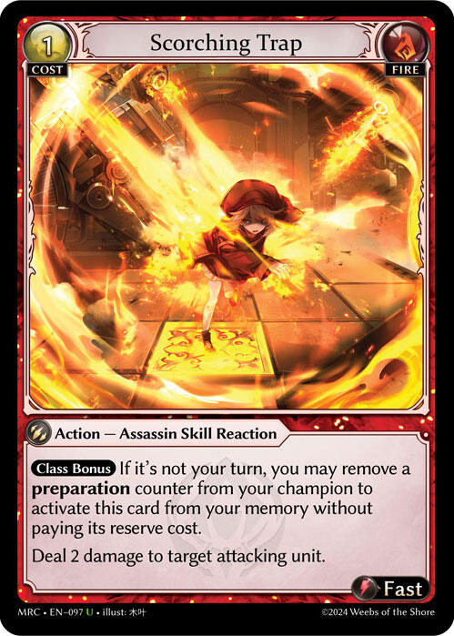 Scorching Trap (097) [Mercurial Heart] Foil