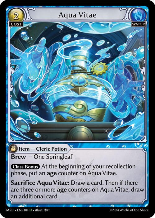 Aqua Vitae (104) [Mercurial Heart] Foil