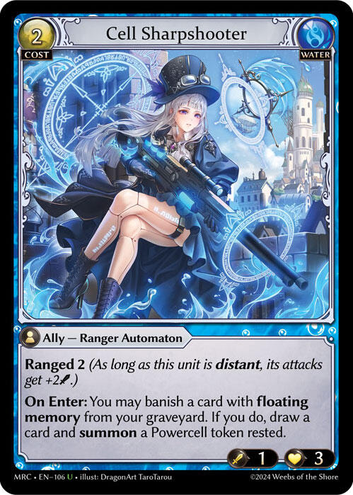 Cell Sharpshooter (106) [Mercurial Heart] Foil