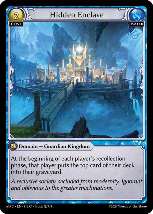 Hidden Enclave (116) [Mercurial Heart] Foil