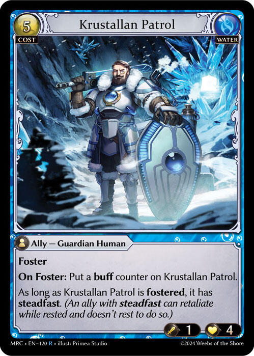 Krustallan Patrol (120) [Mercurial Heart] Foil