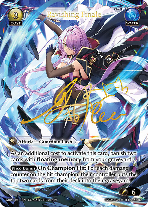 Ravishing Finale (CSR) (130) [Mercurial Heart] Foil