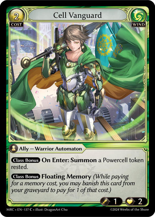 Cell Vanguard (137) [Mercurial Heart] Foil