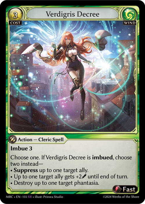 Verdigris Decree (155) [Mercurial Heart] | Silver Goblin