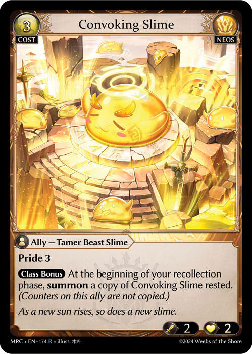 Convoking Slime (174) [Mercurial Heart] Foil