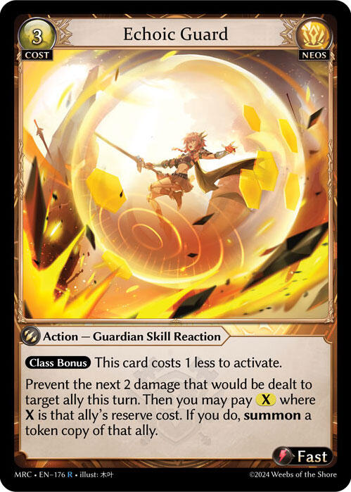 Echoic Guard (176) [Mercurial Heart] Foil