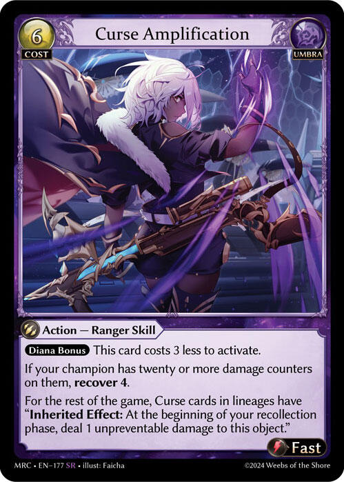 Curse Amplification (177) [Mercurial Heart] Foil