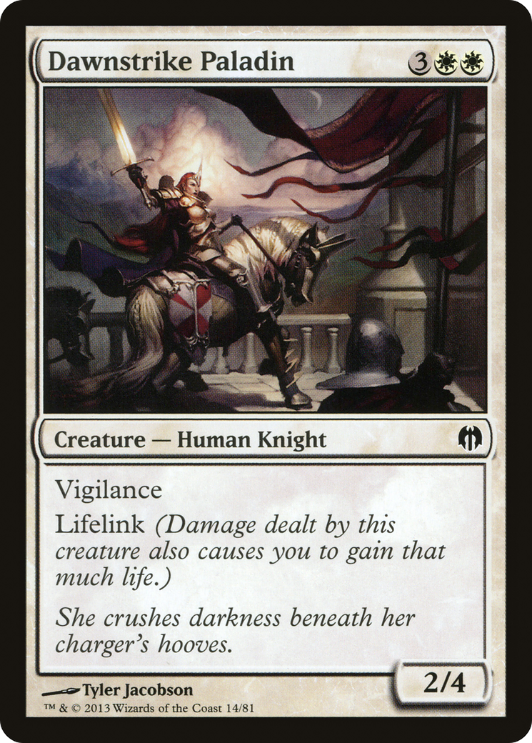 Dawnstrike Paladin (014) - Duel Decks: Heroes vs. Monsters