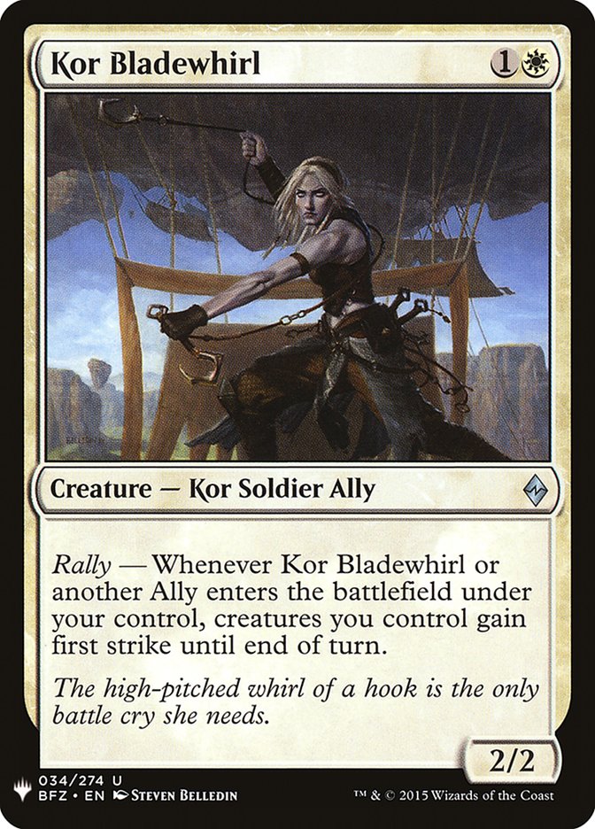 Kor Bladewhirl [Mystery Booster] | Silver Goblin