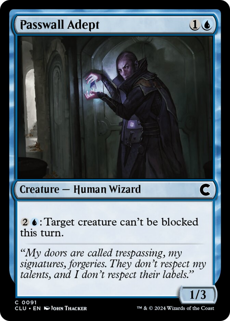 Passwall Adept [Ravnica: Clue Edition] | Silver Goblin