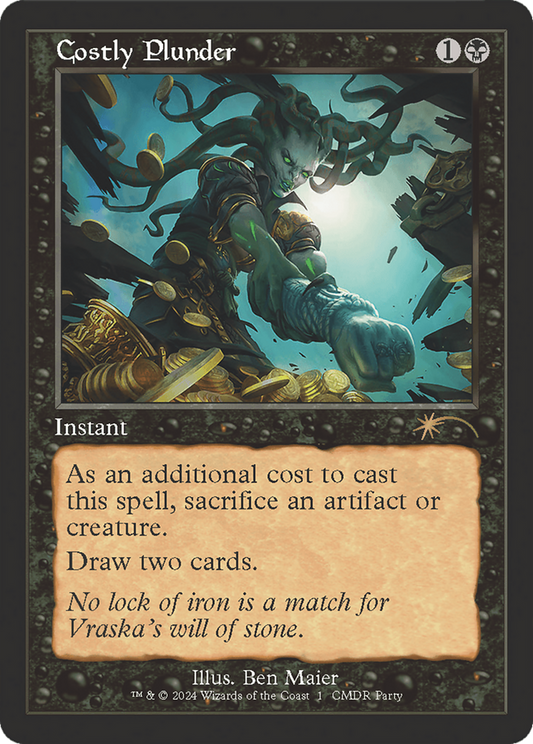 Costly Plunder (Retro) [Wizards Play Network 2024] Foil