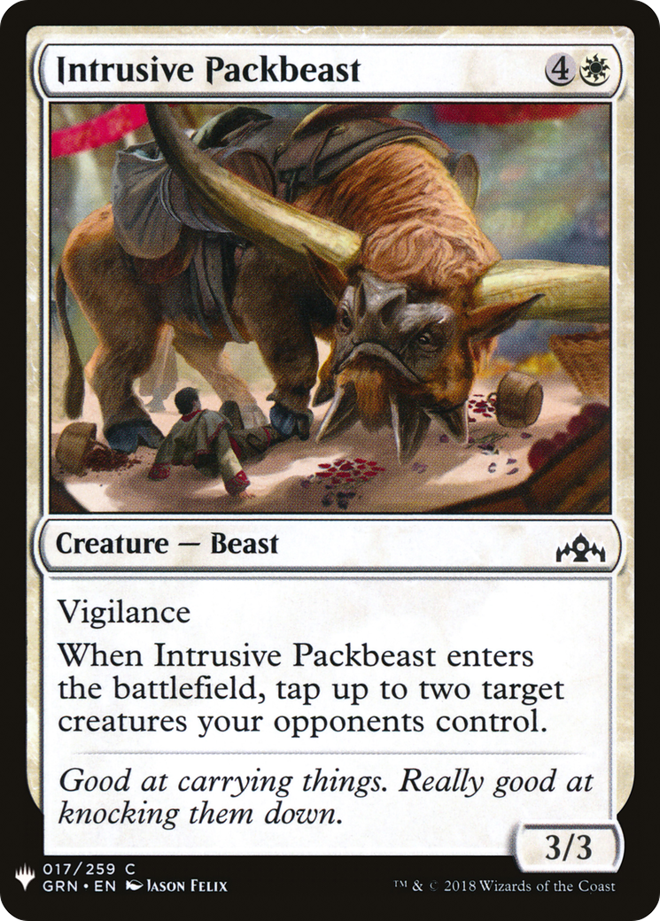 Intrusive Packbeast (GRN-17) - The List