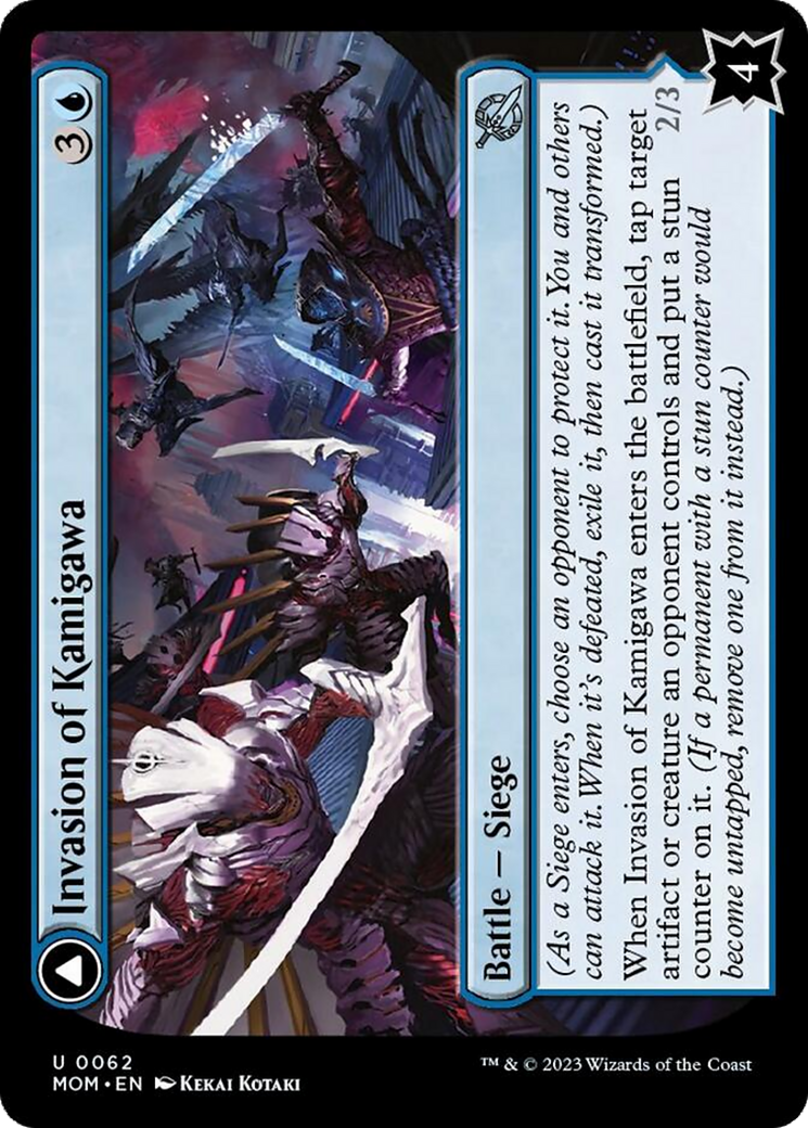 Invasion of Kamigawa // Rooftop Saboteurs (062) Foil - March of the Machine