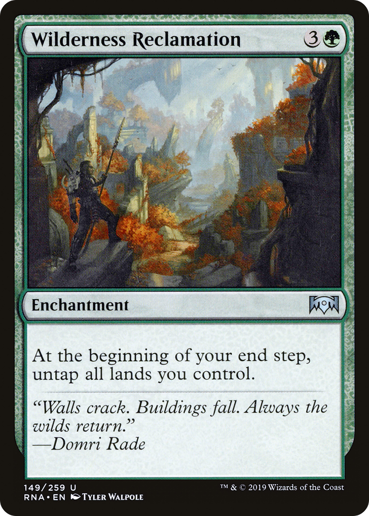 Wilderness Reclamation [Ravnica Allegiance] Foil