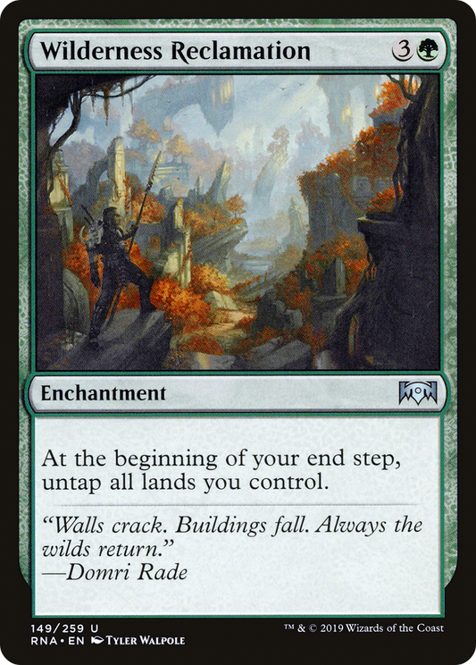 Wilderness Reclamation [Ravnica Allegiance] Foil