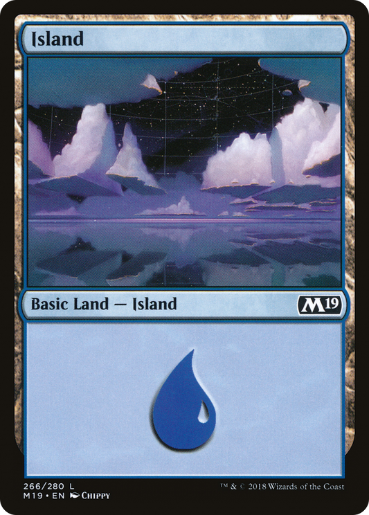 Island (266) [Core Set 2019] Foil