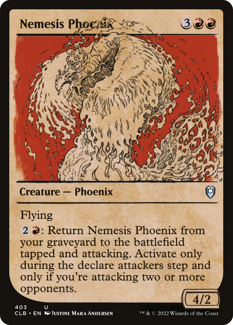 Nemesis Phoenix (Showcase) (403) - Commander Legends: Battle for Baldur's Gate