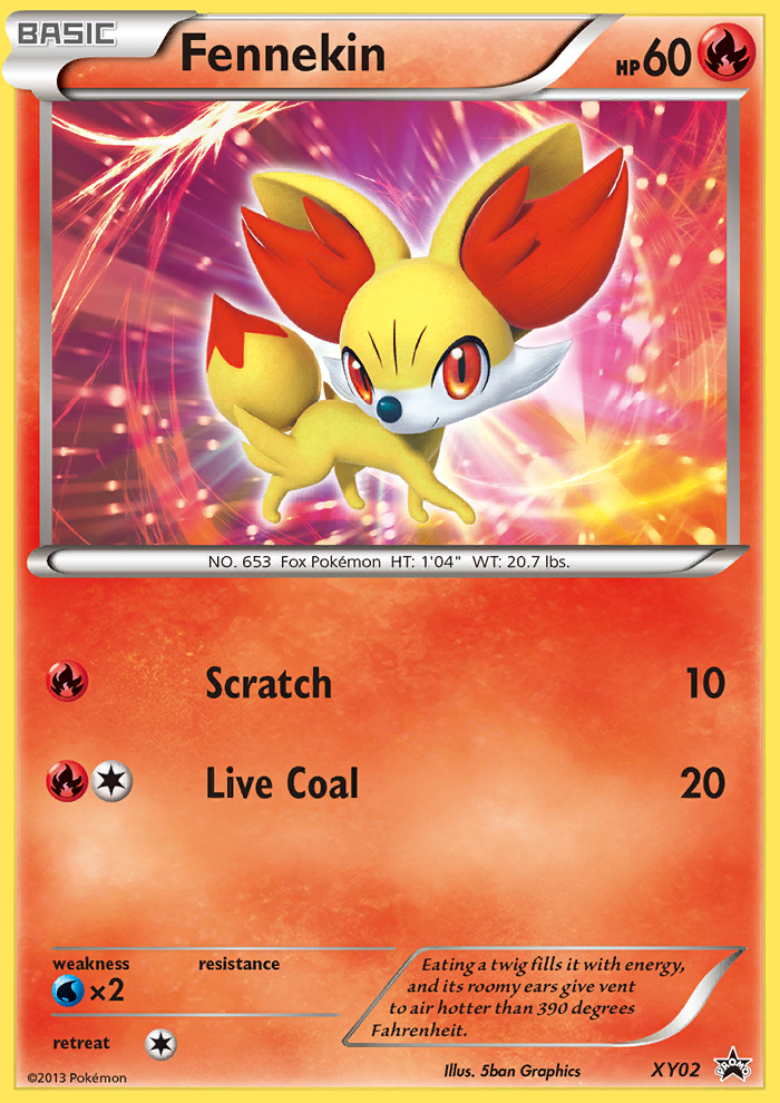 Fennekin (XY02) [XY: Black Star Promos] | Silver Goblin