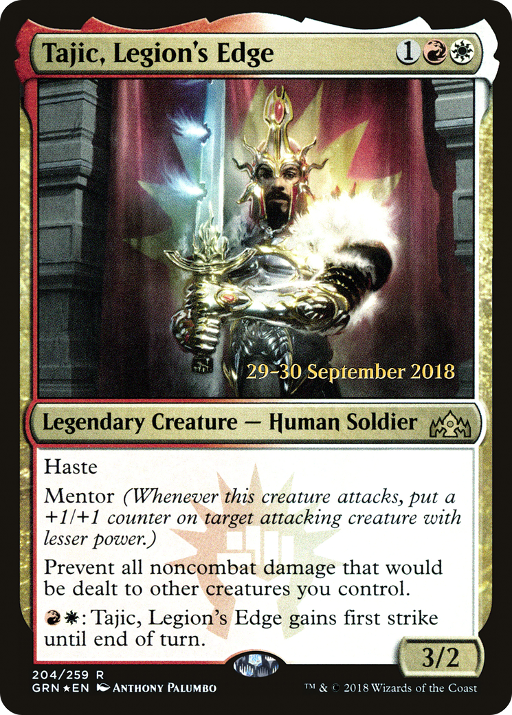 Tajic, Legion's Edge (204s) Foil - Guilds of Ravnica Promos